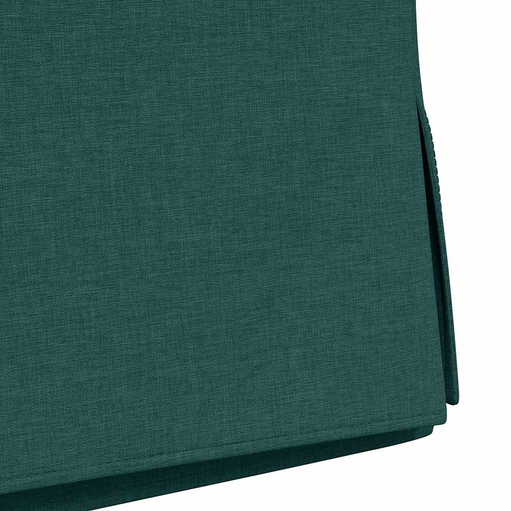Trpezarijske stolice 2 pcs Tamnozelena 57 x 67 x 98 cm tkanina
