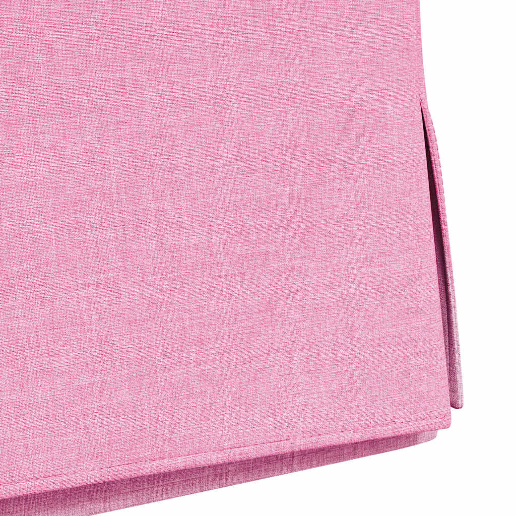 Trpezarijske stolice 2 pcs Ružičasta 57 x 67 x 98 cm tkanina