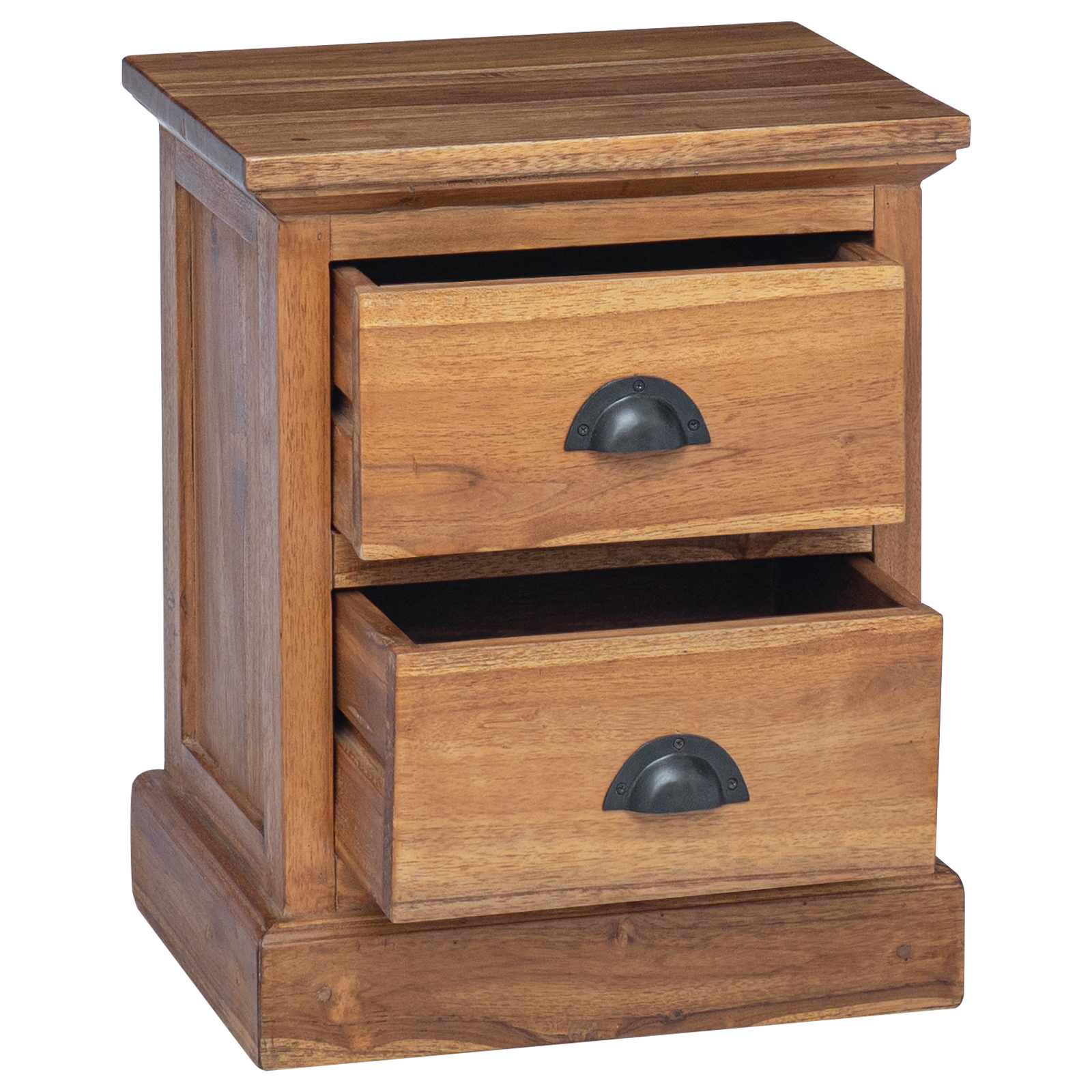 Noćni ormarić Prirodna 40 x 30 x 50 cm Čvrsto teak drvo