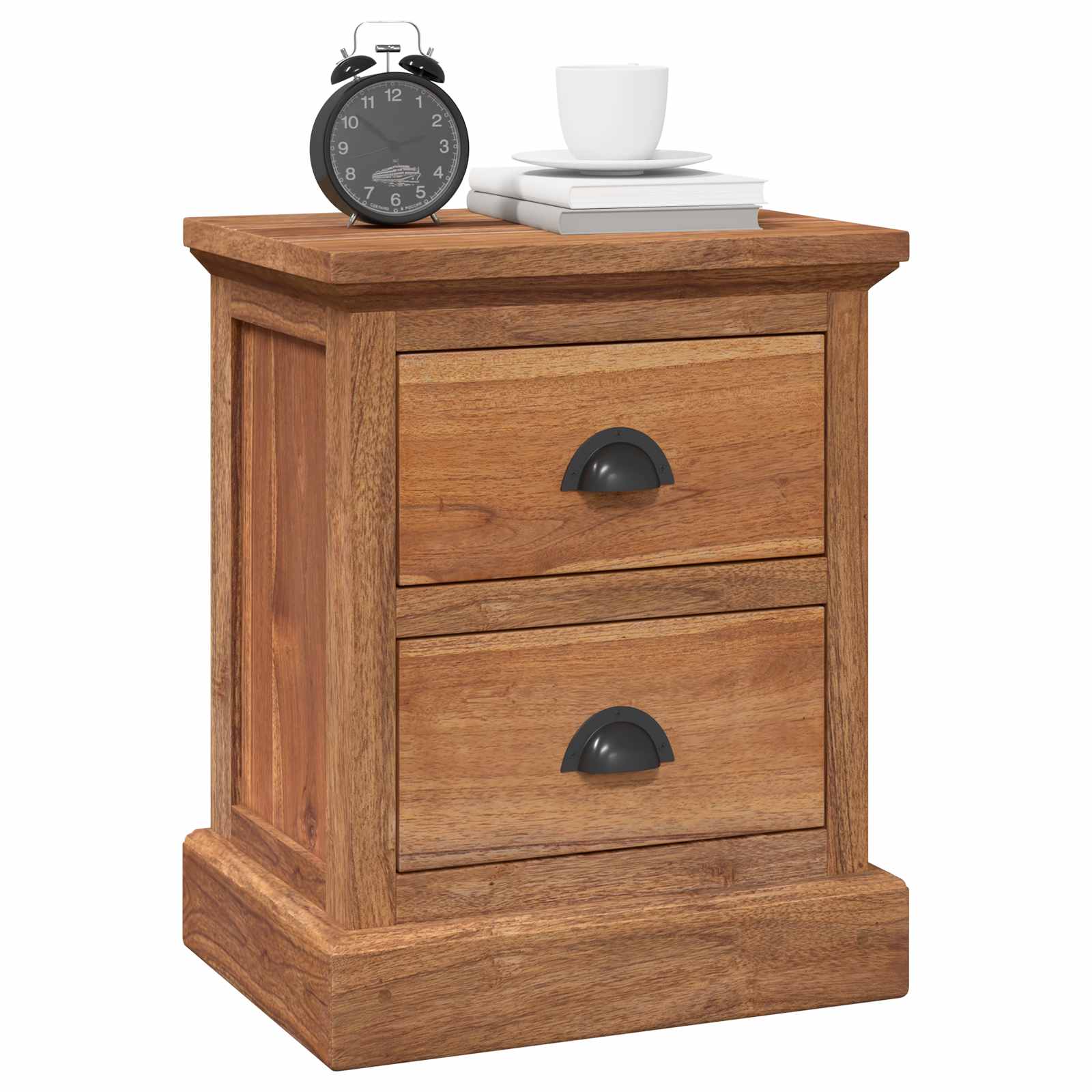 Noćni ormarić Prirodna 40 x 30 x 50 cm Čvrsto teak drvo