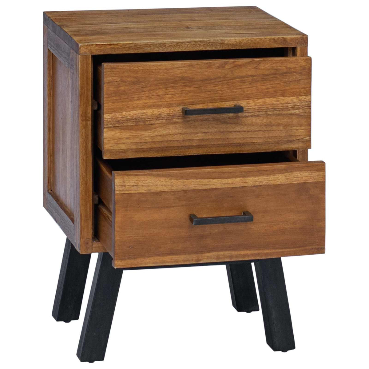 Noćni ormarić Prirodna Čvrsto teak drvo 40 x 35 x 55 cm