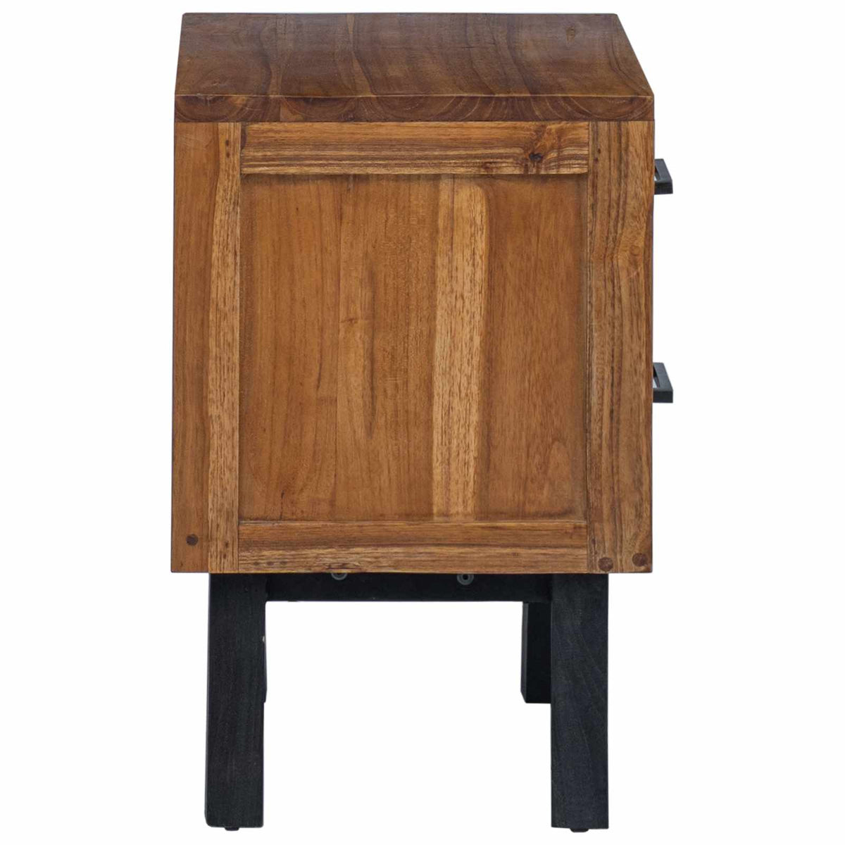 Noćni ormarić Prirodna Čvrsto teak drvo 40 x 35 x 55 cm
