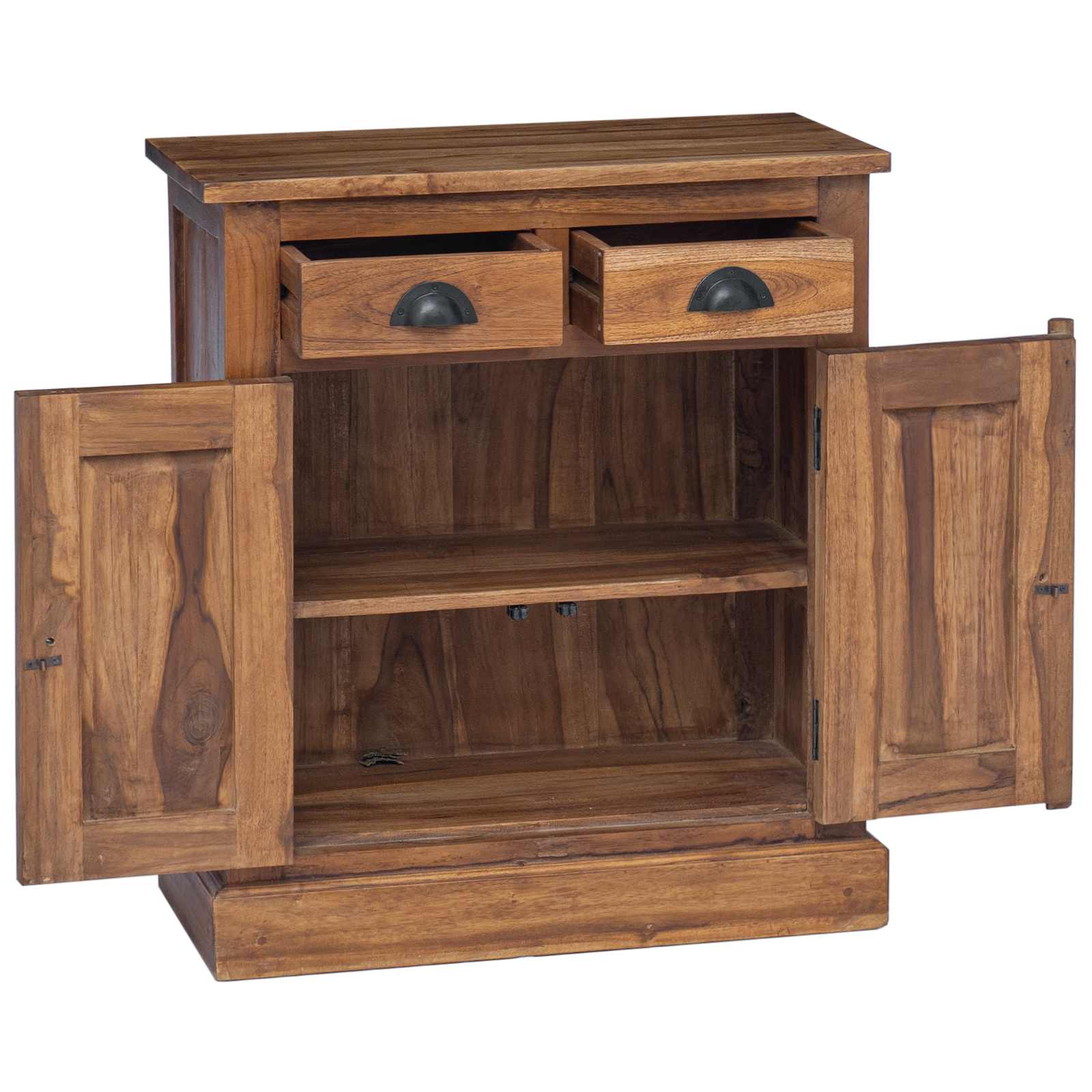 Ormarić za pohranu Prirodna 65 x 30 x 75 cm Čvrsto teak drvo