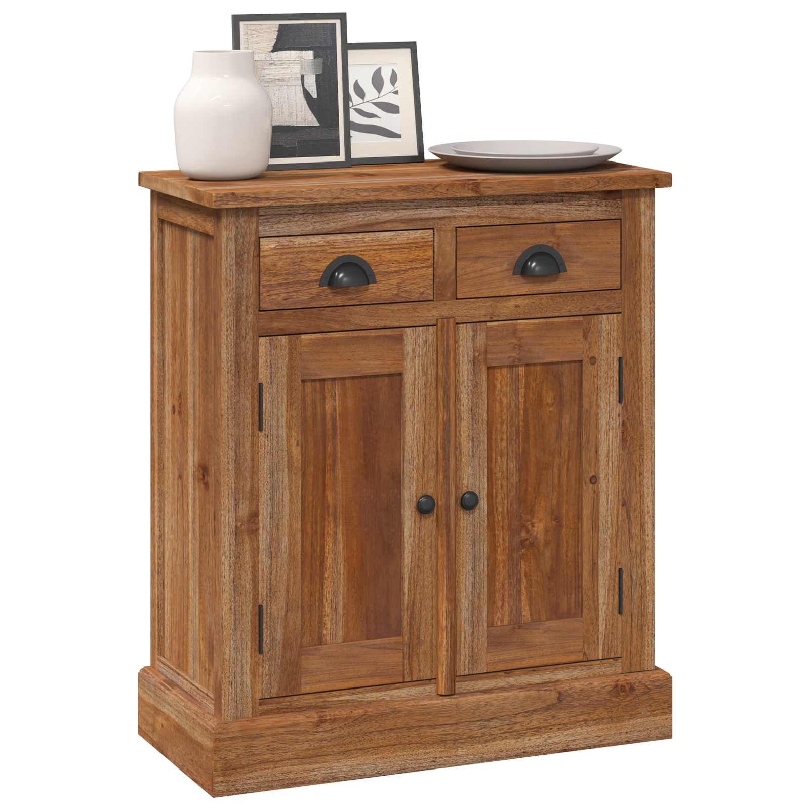 Ormarić za pohranu Prirodna 65 x 30 x 75 cm Čvrsto teak drvo