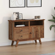 Kreveta s ladicama Prirodna 100 x 30 x 68 cm Čvrsto teak drvo