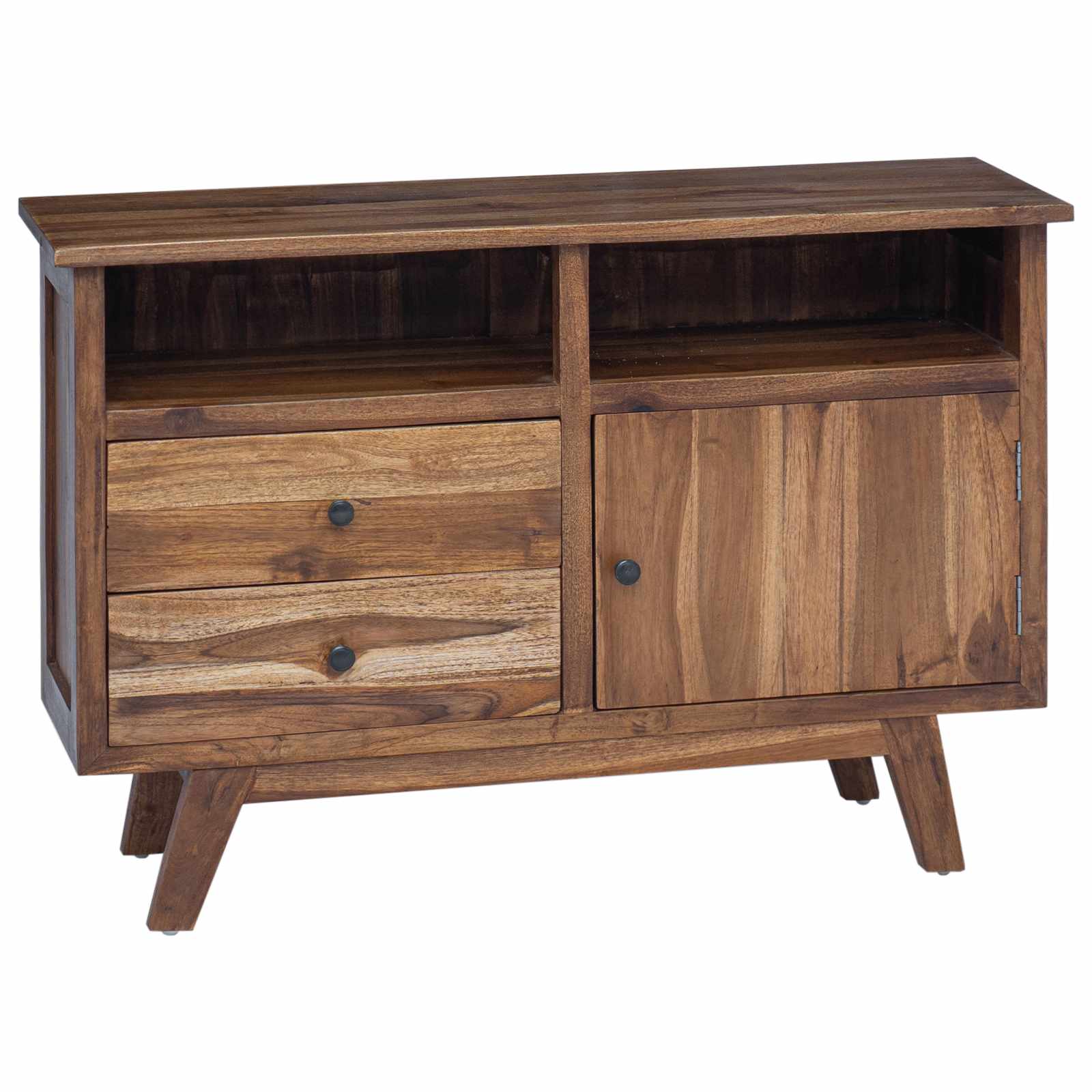 Kreveta s ladicama Prirodna 100 x 30 x 68 cm Čvrsto teak drvo
