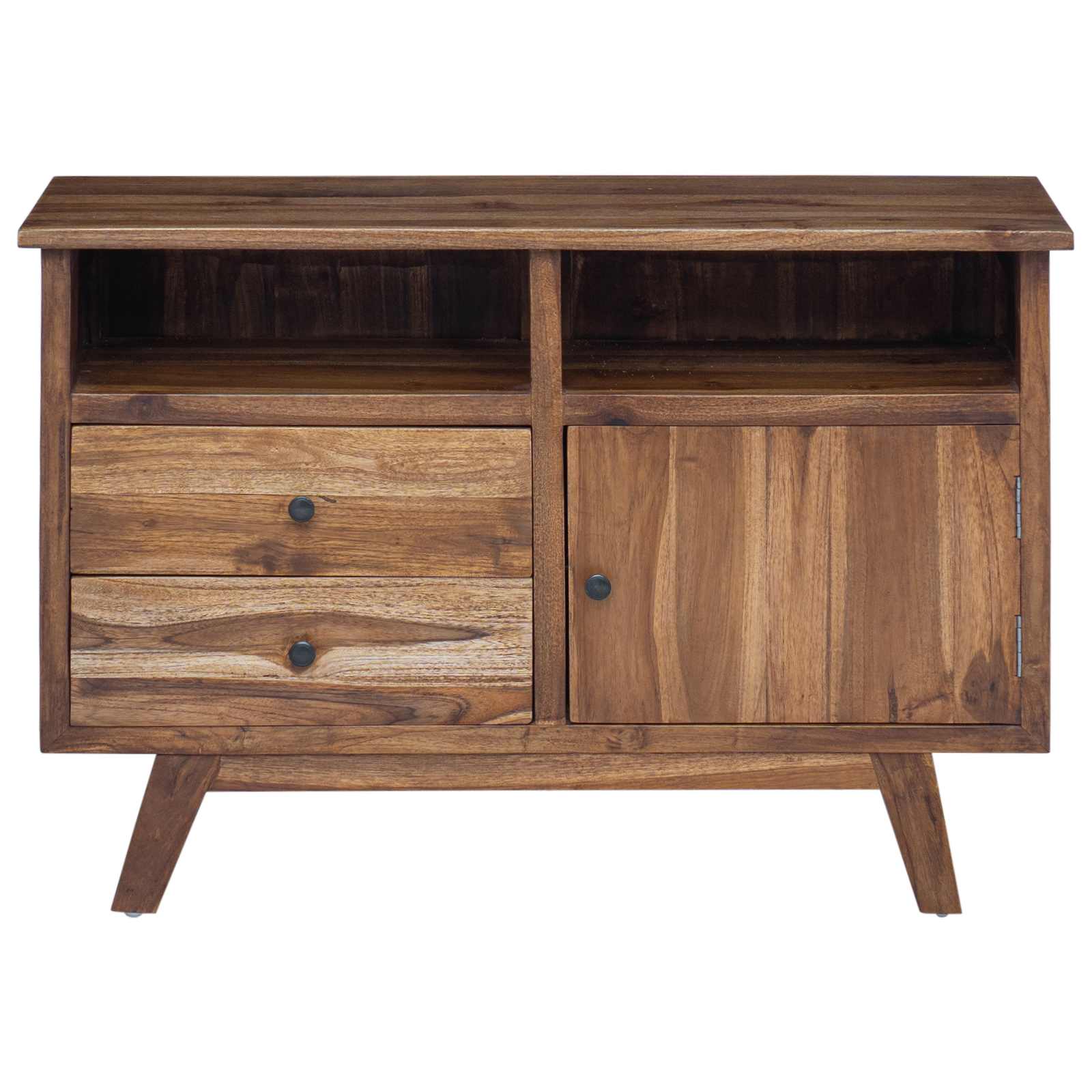 Kreveta s ladicama Prirodna 100 x 30 x 68 cm Čvrsto teak drvo