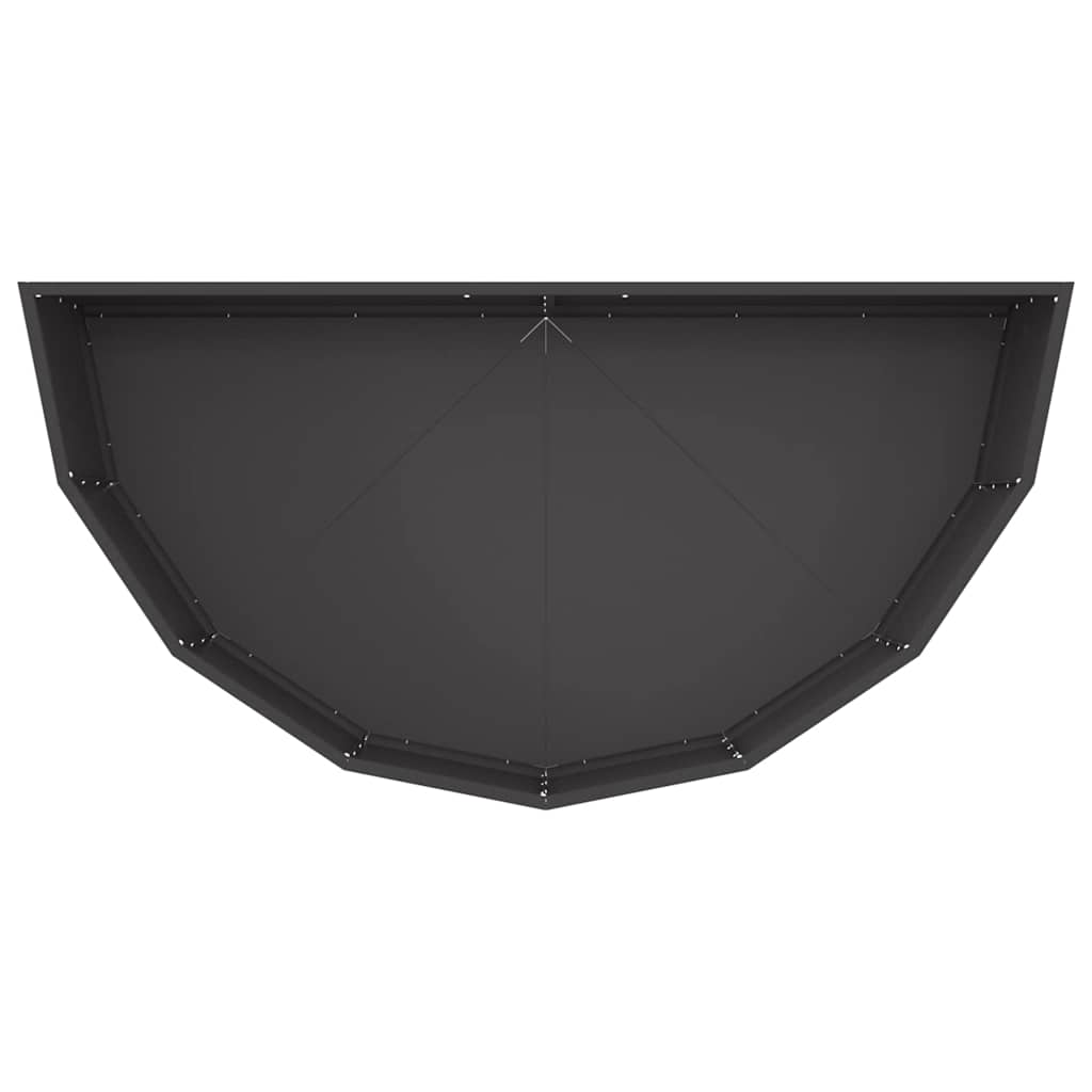 Sadilica Crna 120 x 60 x 35 cm Čelik