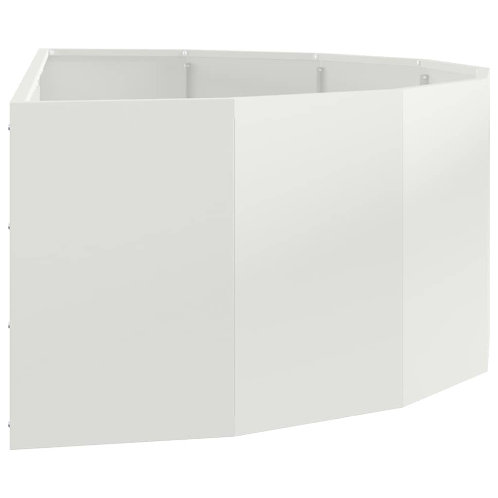 Sadilica Bijelo 120 x 60 x 35 cm Čelik
