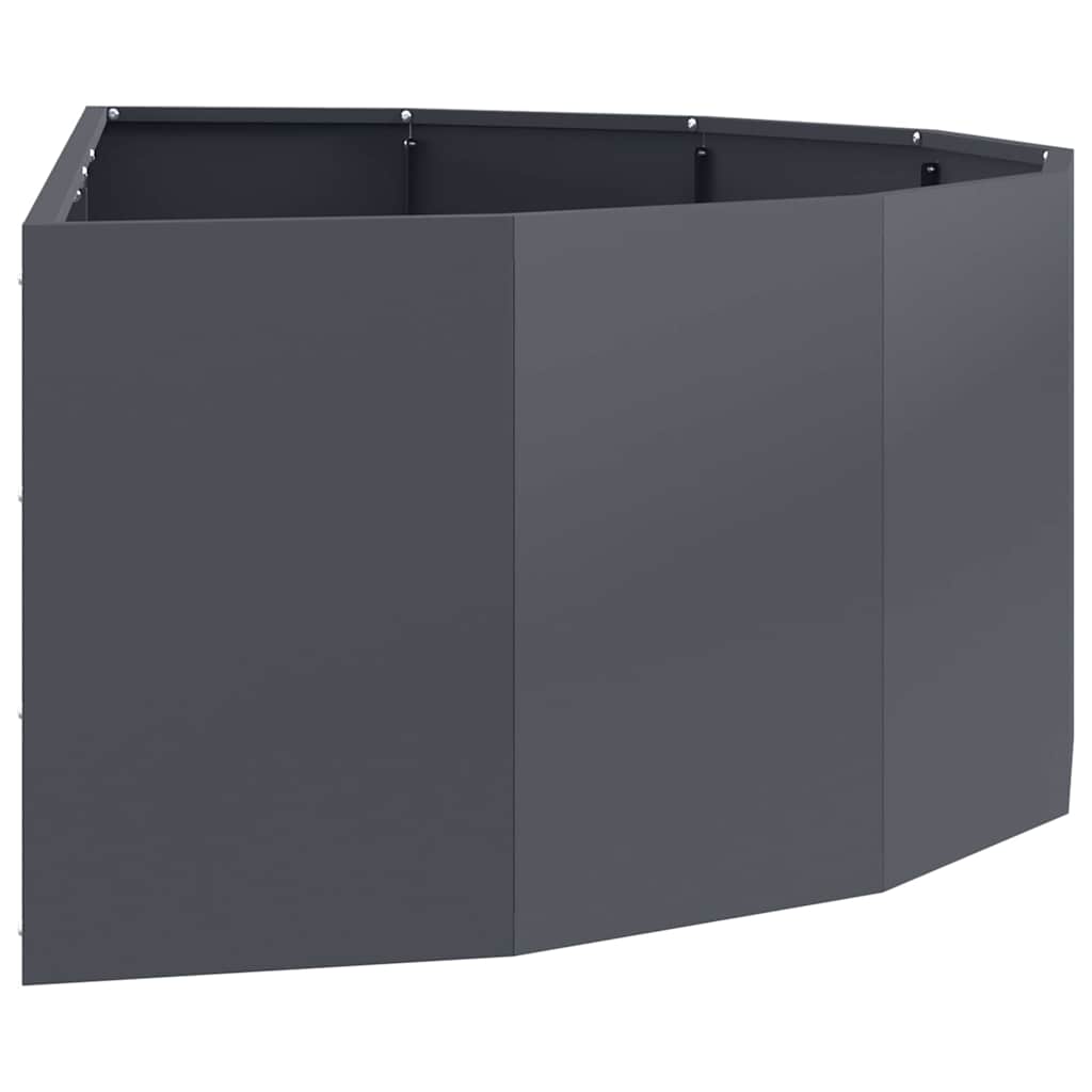 Sadilica Antracit 120 x 60 x 35 cm Čelik