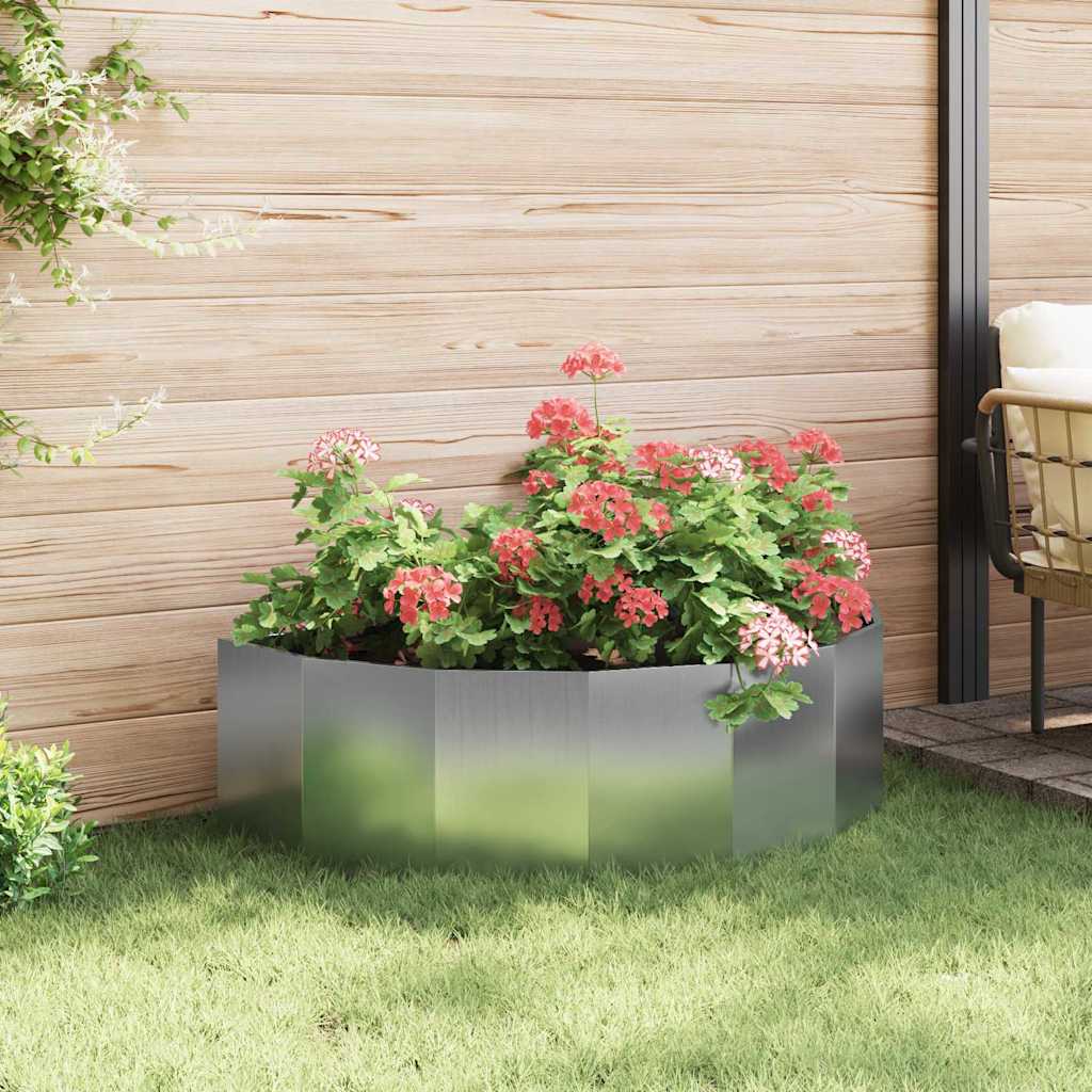 Sadilica Srebrno 120 x 60 x 35 cm Cinkani čelik