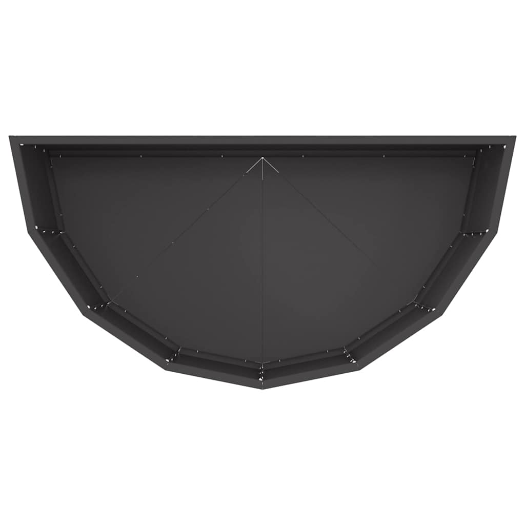 Sadilica Crna 90 x 45 x 35 cm Čelik