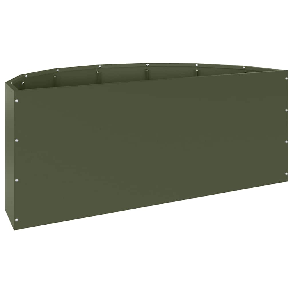 Sadilica Maslinasto zelena 90 x 45 x 35 cm Čelik