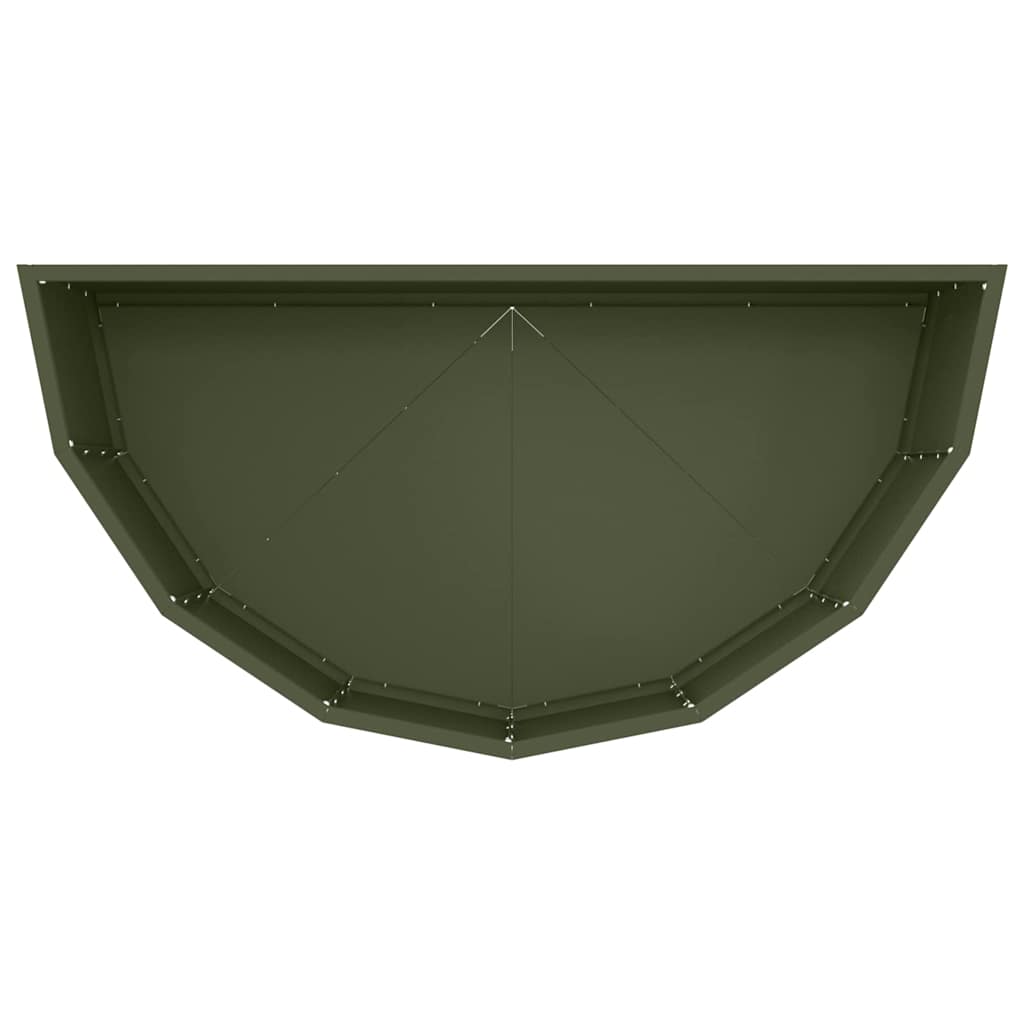Sadilica Maslinasto zelena 90 x 45 x 35 cm Čelik