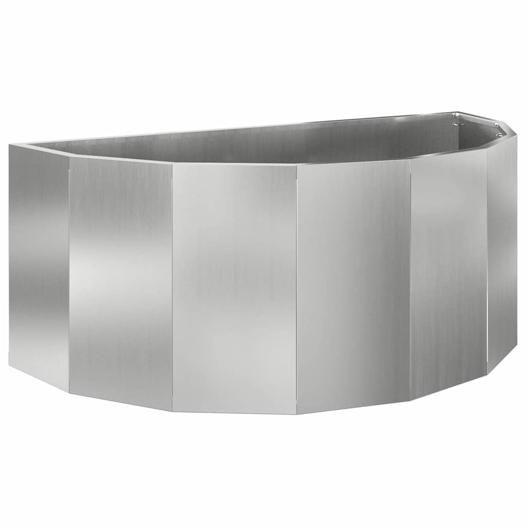 Sadilica Srebrno 90 x 45 x 35 cm Cinkani čelik