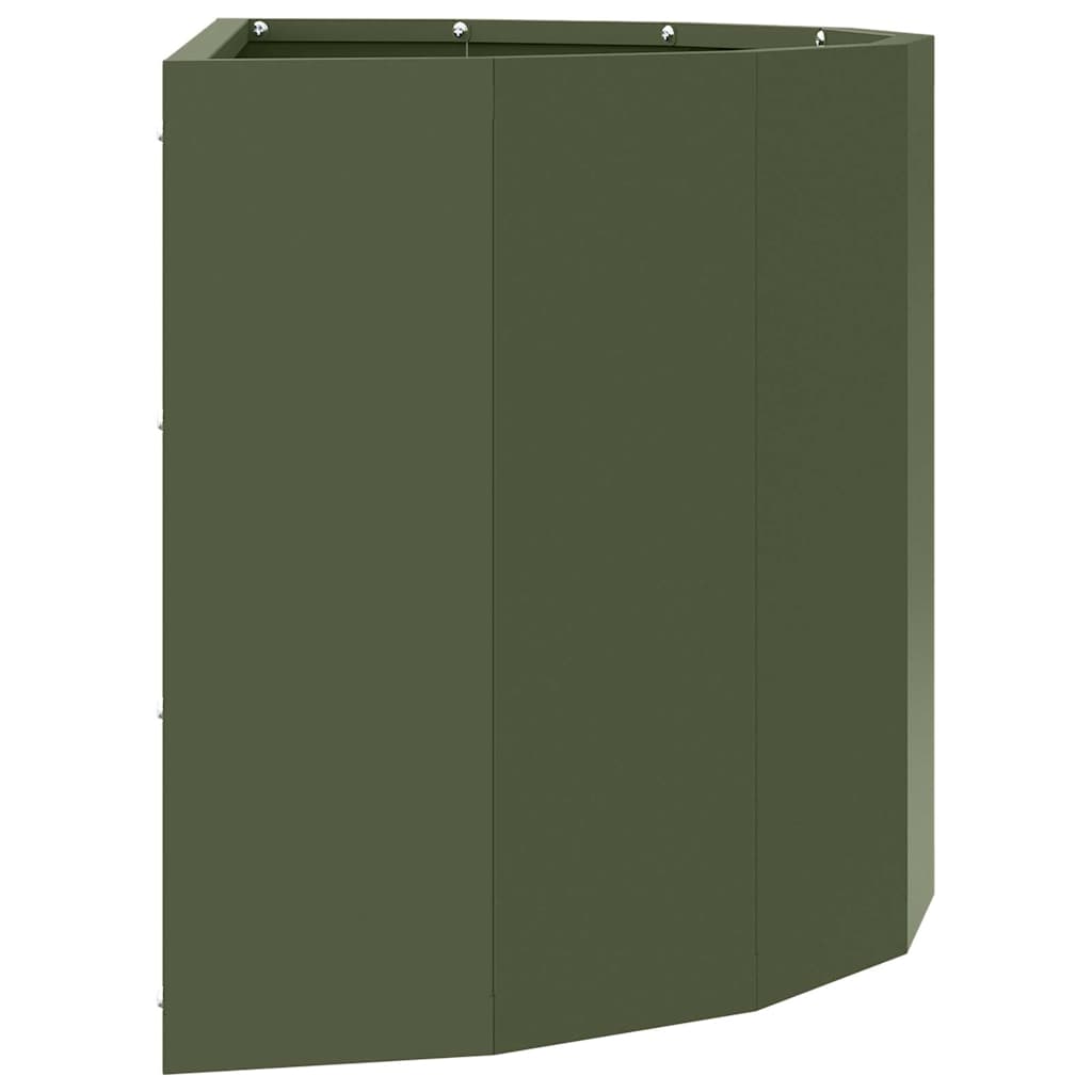 Sadilica Maslinasto zelena 60 x 30 x 35 cm Čelik