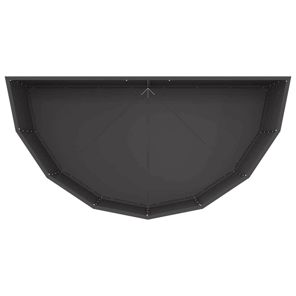 Sadilica Crna 120 x 60 x 50 cm Čelik