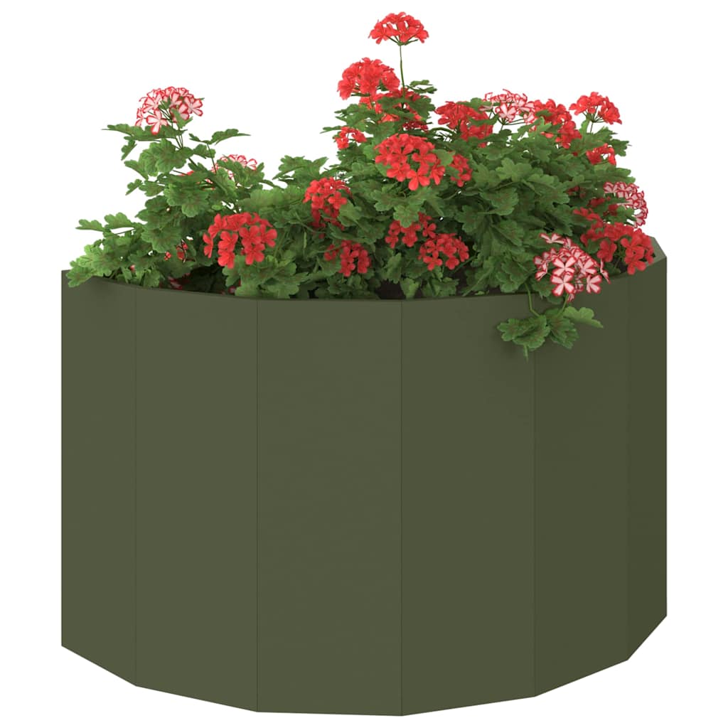 Sadilica Maslinasto zelena 90 x 45 x 50 cm Čelik