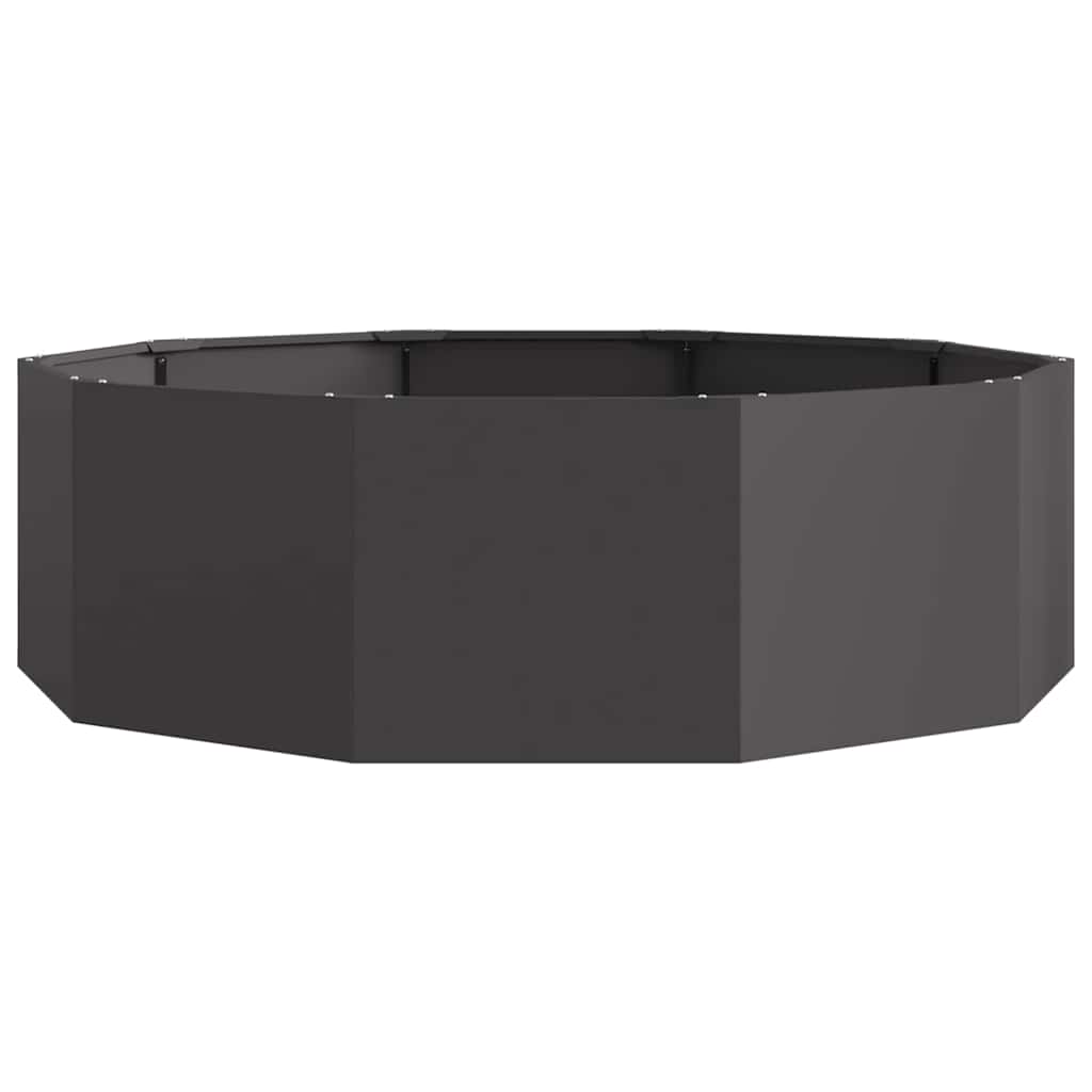 Sadilica Crna 120 x 120 x 35 cm Čelik