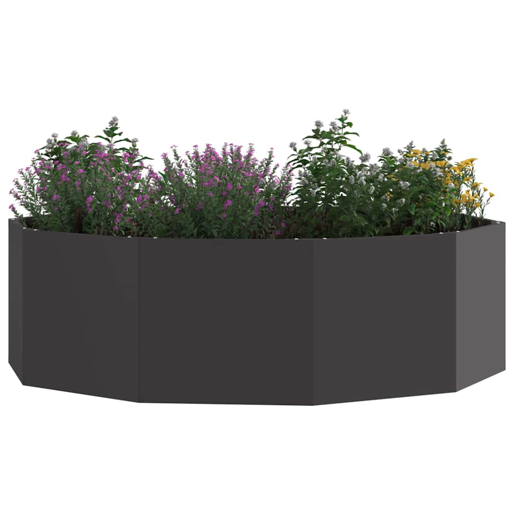Sadilica Crna 120 x 120 x 35 cm Čelik