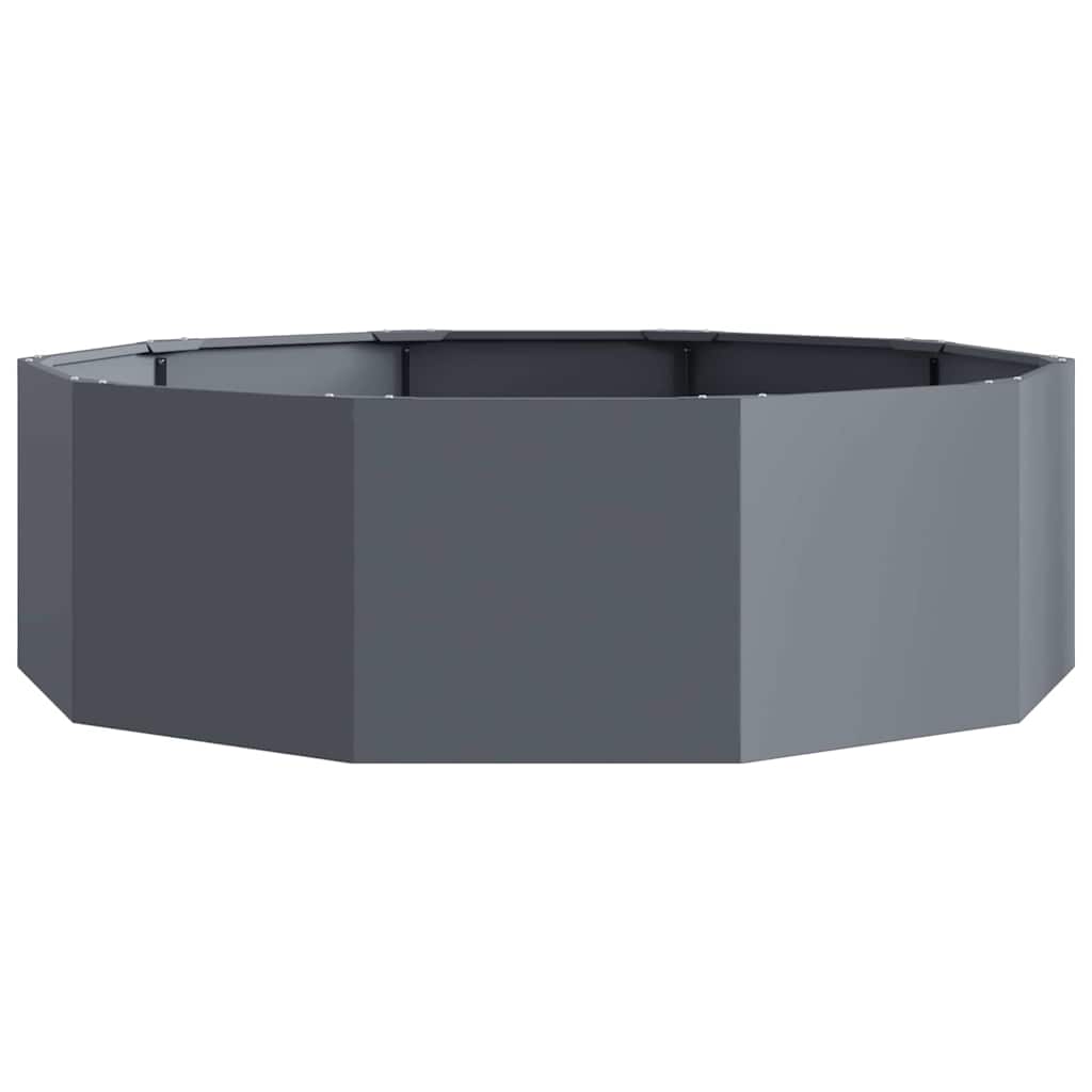 Sadilica Antracit 120 x 120 x 35 cm Čelik
