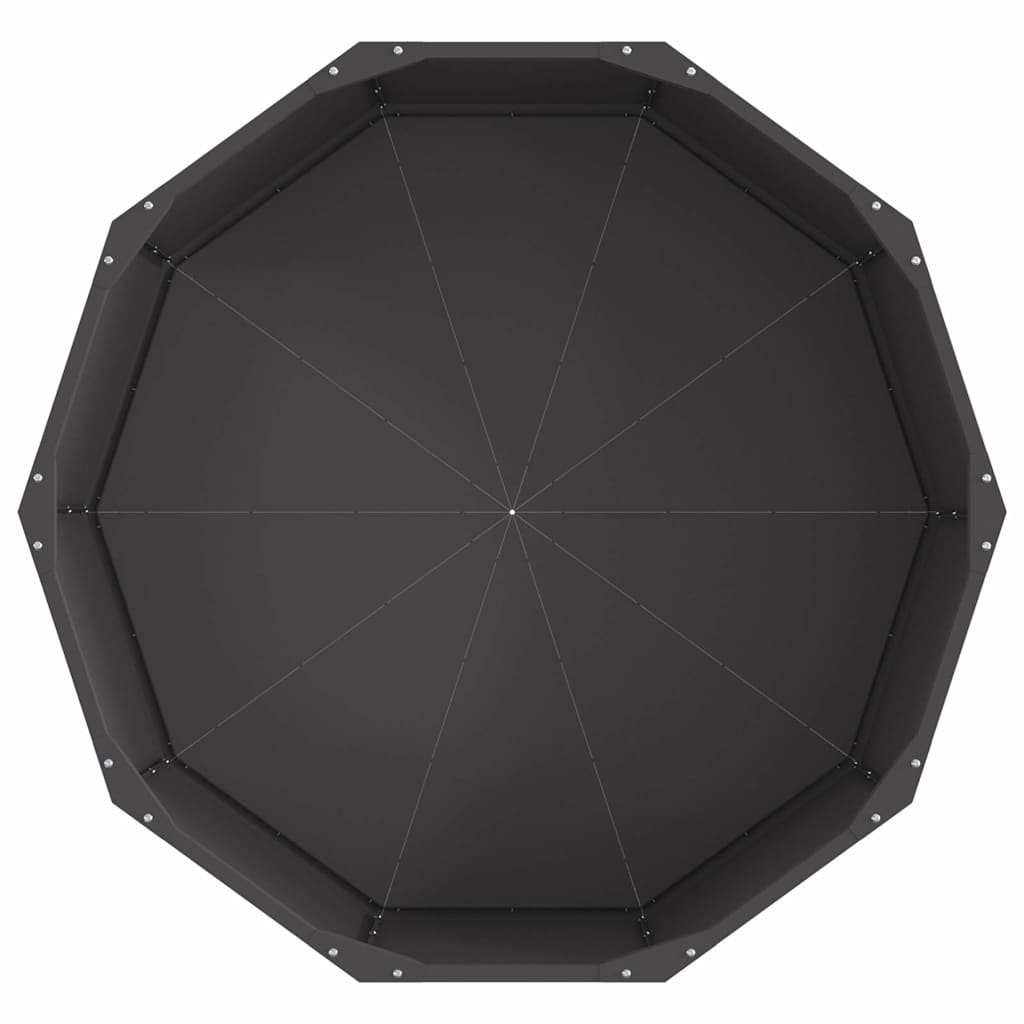 Sadilica Crna 90 x 90 x 35 cm Čelik