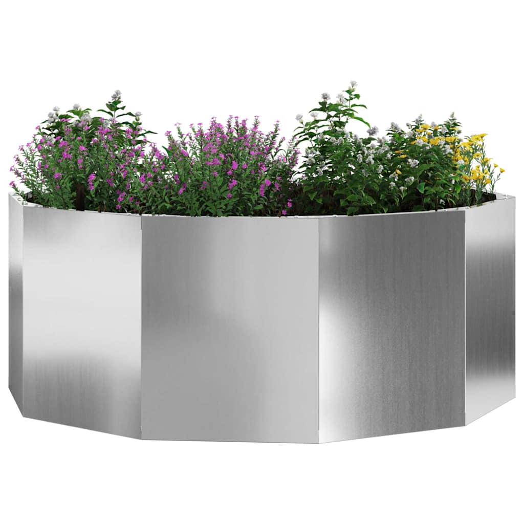 Sadilica Srebrno 90 x 90 x 35 cm Cinkani čelik