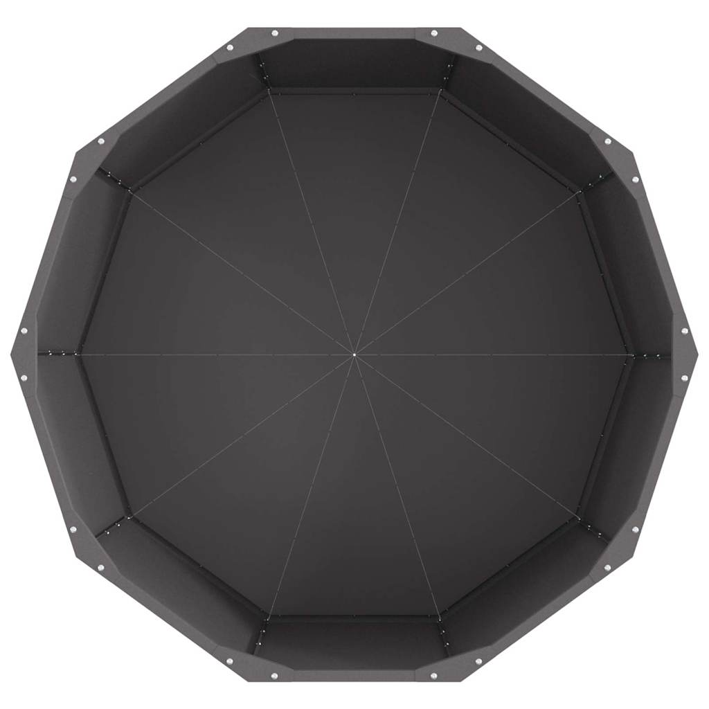 Sadilica Crna 90 x 90 x 50 cm Čelik