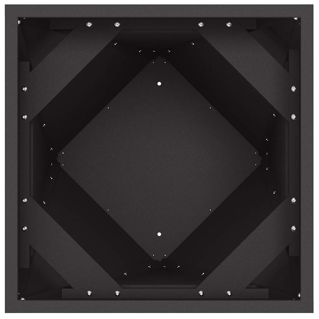 Sadilica Crna 30 x 30 x 75 cm Čelik