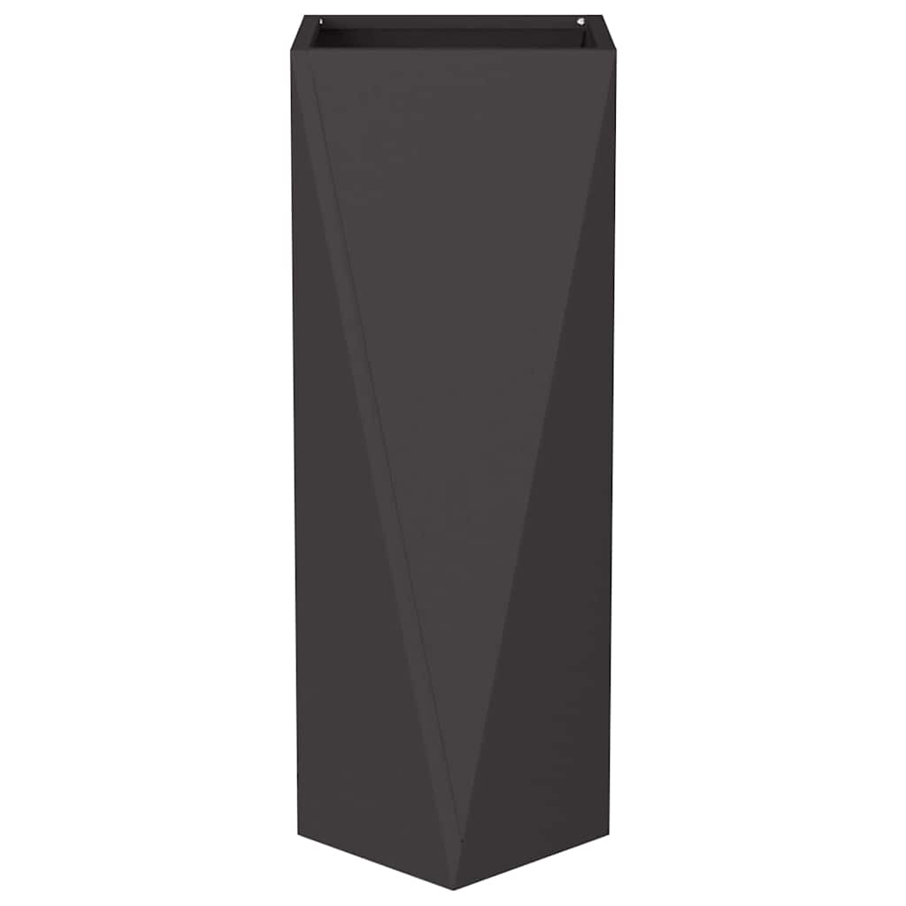 Sadilica 2 pcs Crna 30 x 30 x 75 cm Čelik