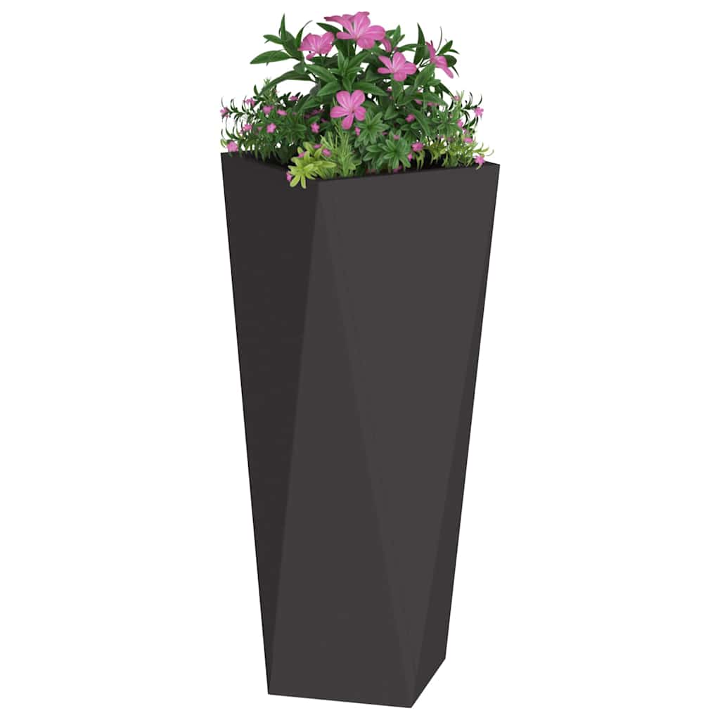 Sadilica 2 pcs Crna 30 x 30 x 75 cm Čelik