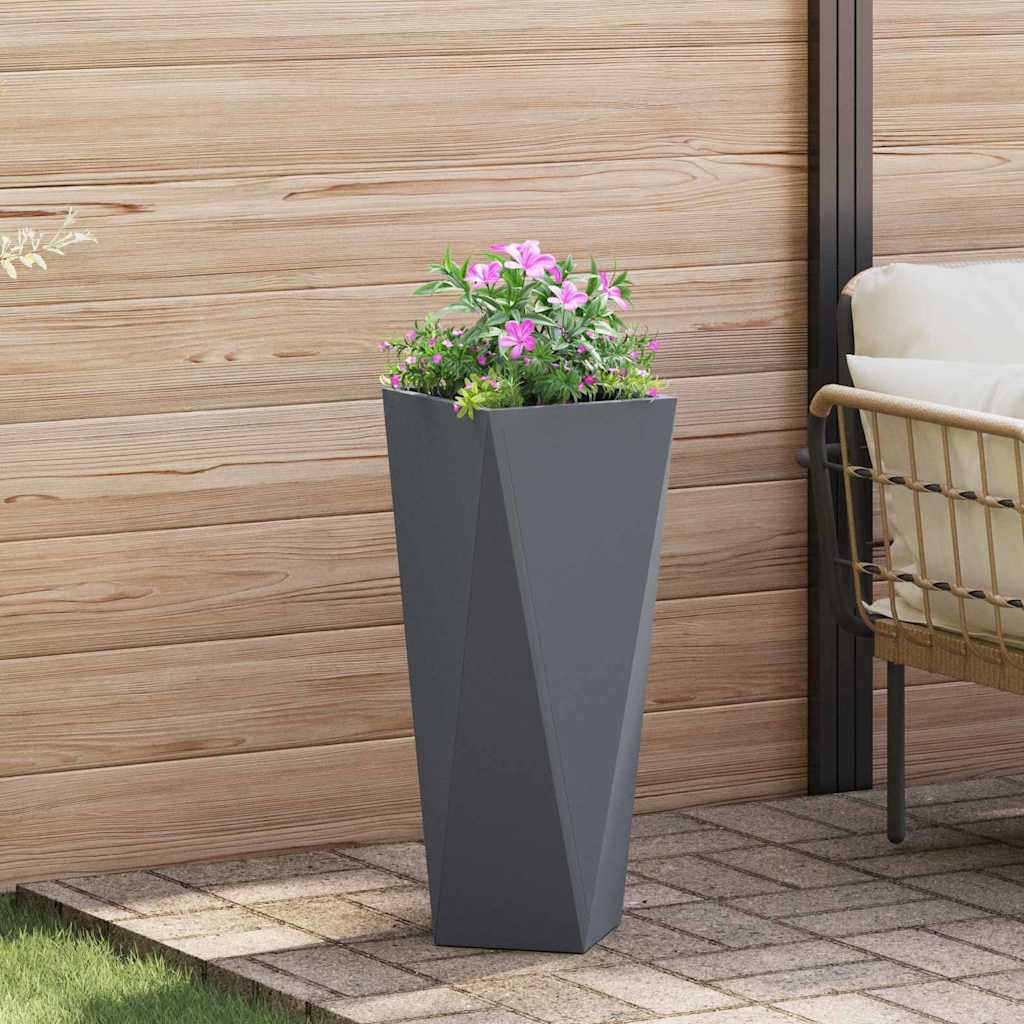 Sadilica 2 pcs Antracit 30 x 30 x 75 cm Čelik
