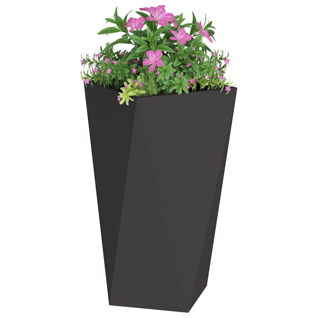 Sadilica 2 pcs Crna 40 x 40 x 75 cm Čelik