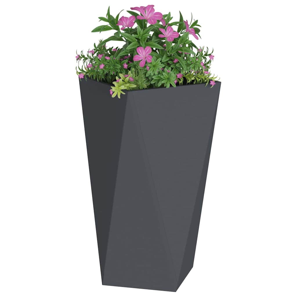 Sadilica 2 pcs Antracit 40 x 40 x 75 cm Čelik
