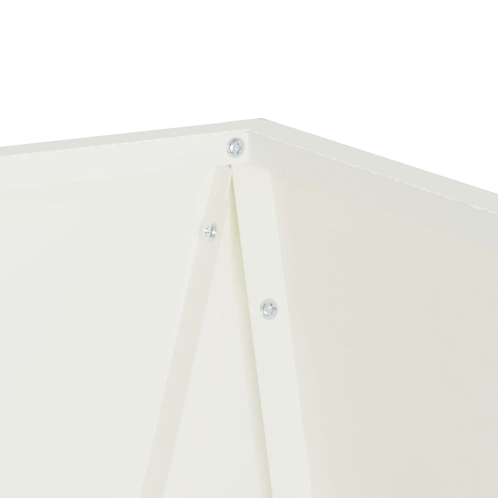 Sadilica 2 pcs Bijelo 50 x 50 x 75 cm Čelik
