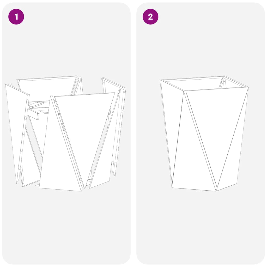 Sadilica 2 pcs Srebrno 50 x 50 x 75 cm Nehrđajući čelik