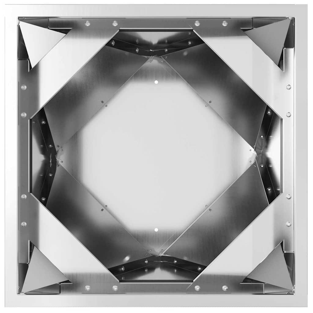 Sadilica Srebrno 50 x 50 x 75 cm Cinkani čelik