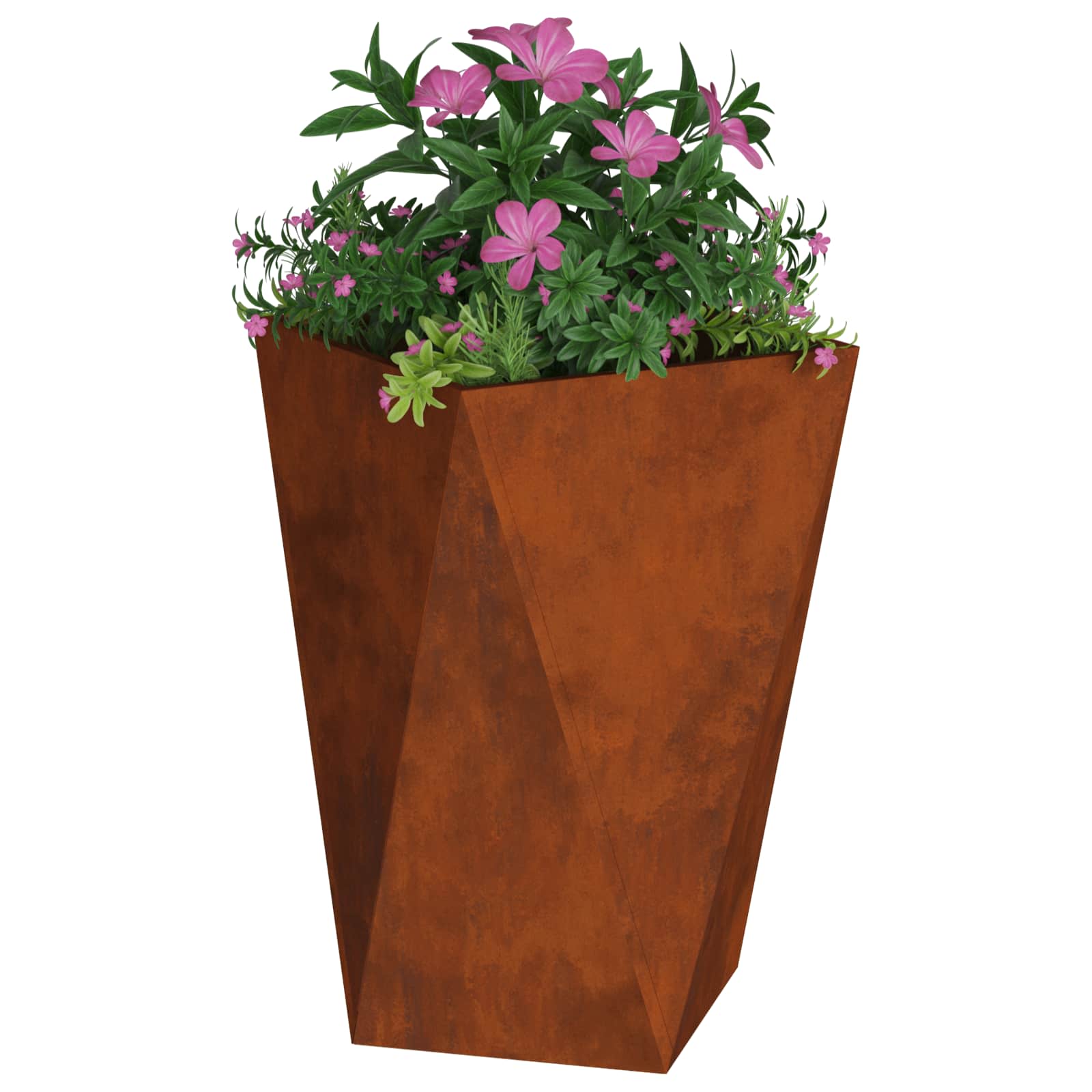 Sadilica 2 pcs Rđa 50 x 50 x 75 cm