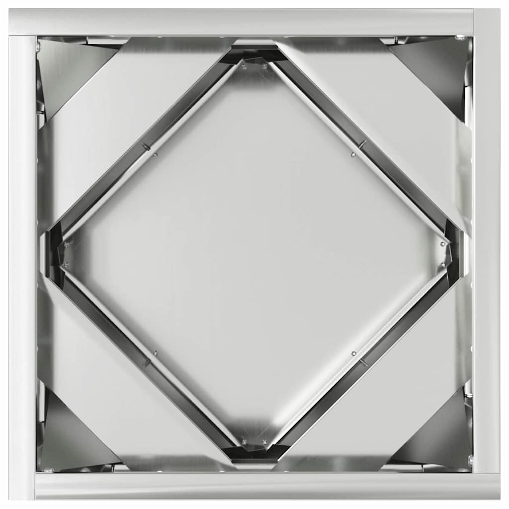 Sadilica Srebrno 30 x 30 x 30 cm Cinkani čelik