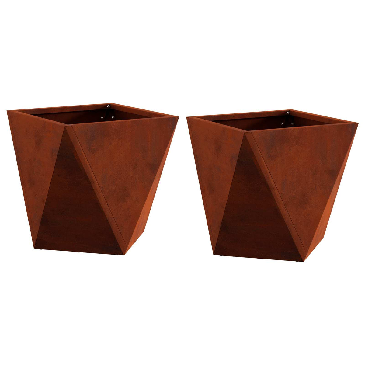 Sadilica 2 pcs Rđa 30 x 30 x 30 cm
