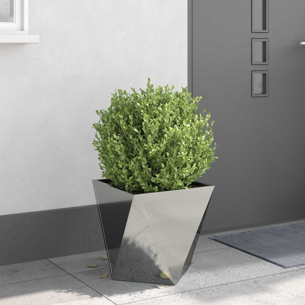 Sadilica 2 pcs Srebrno 40 x 40 x 40 cm Cinkani čelik