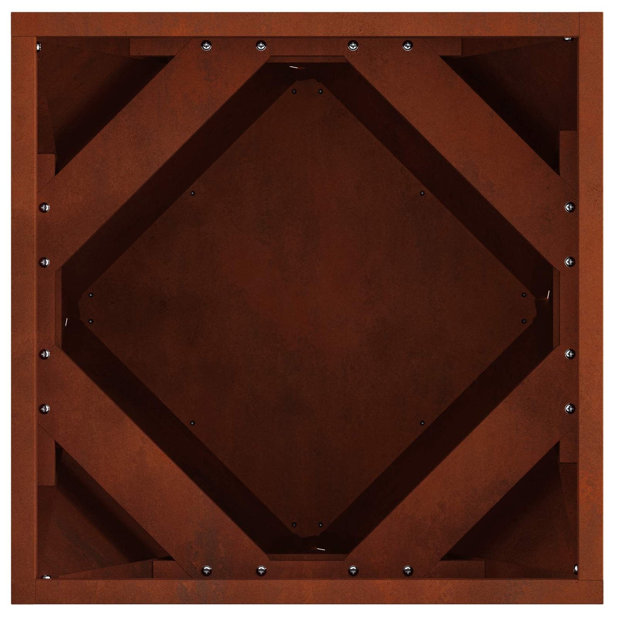 Sadilica 2 pcs Rđa 40 x 40 x 40 cm