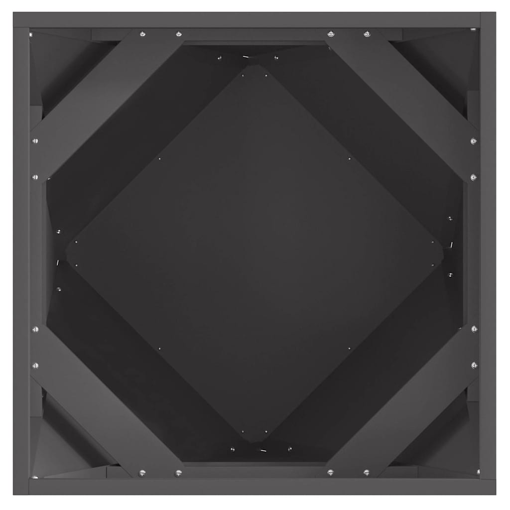Sadilica 2 pcs Crna 50 x 50 x 50 cm Čelik