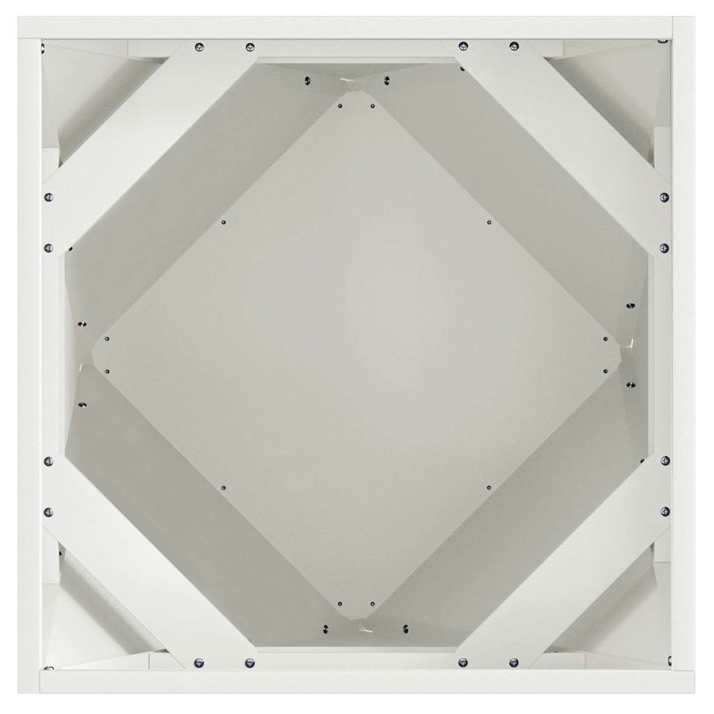 Sadilica Bijelo 50 x 50 x 50 cm Čelik