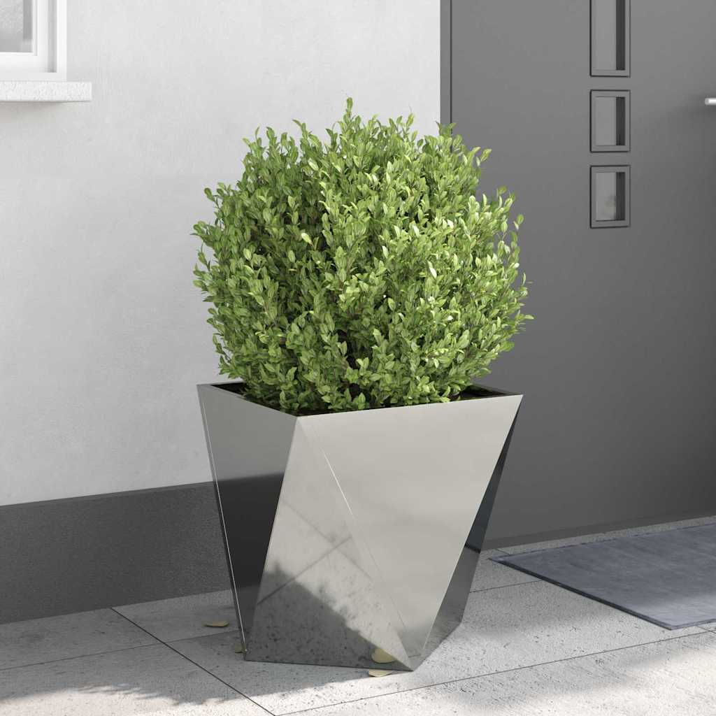 Sadilica 2 pcs Srebrno 50 x 50 x 50 cm Cinkani čelik