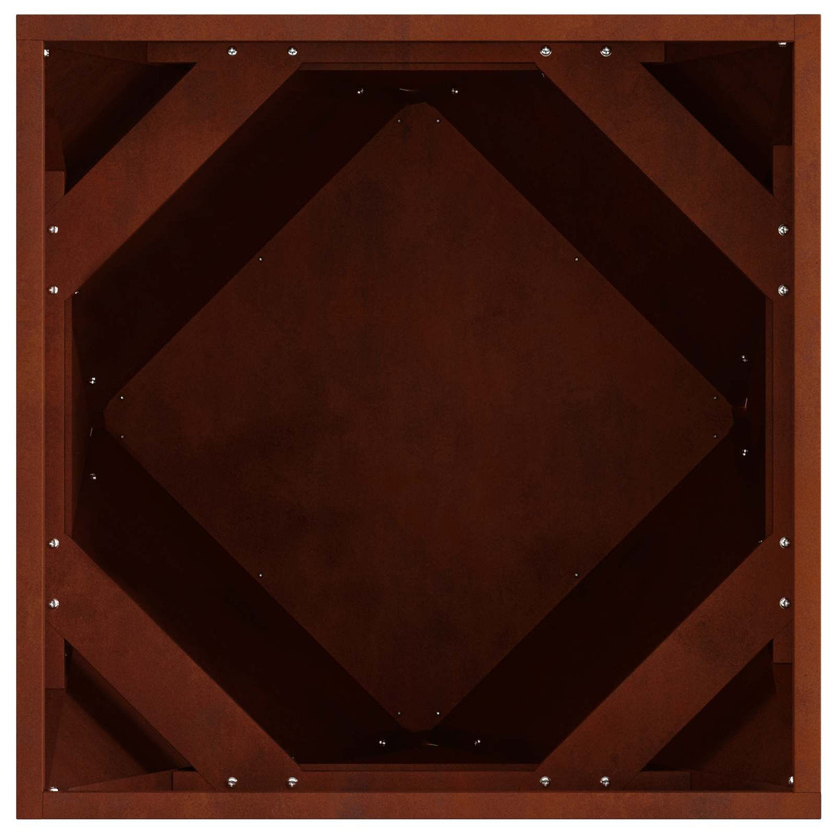 Sadilica 2 pcs Rđa 50 x 50 x 50 cm