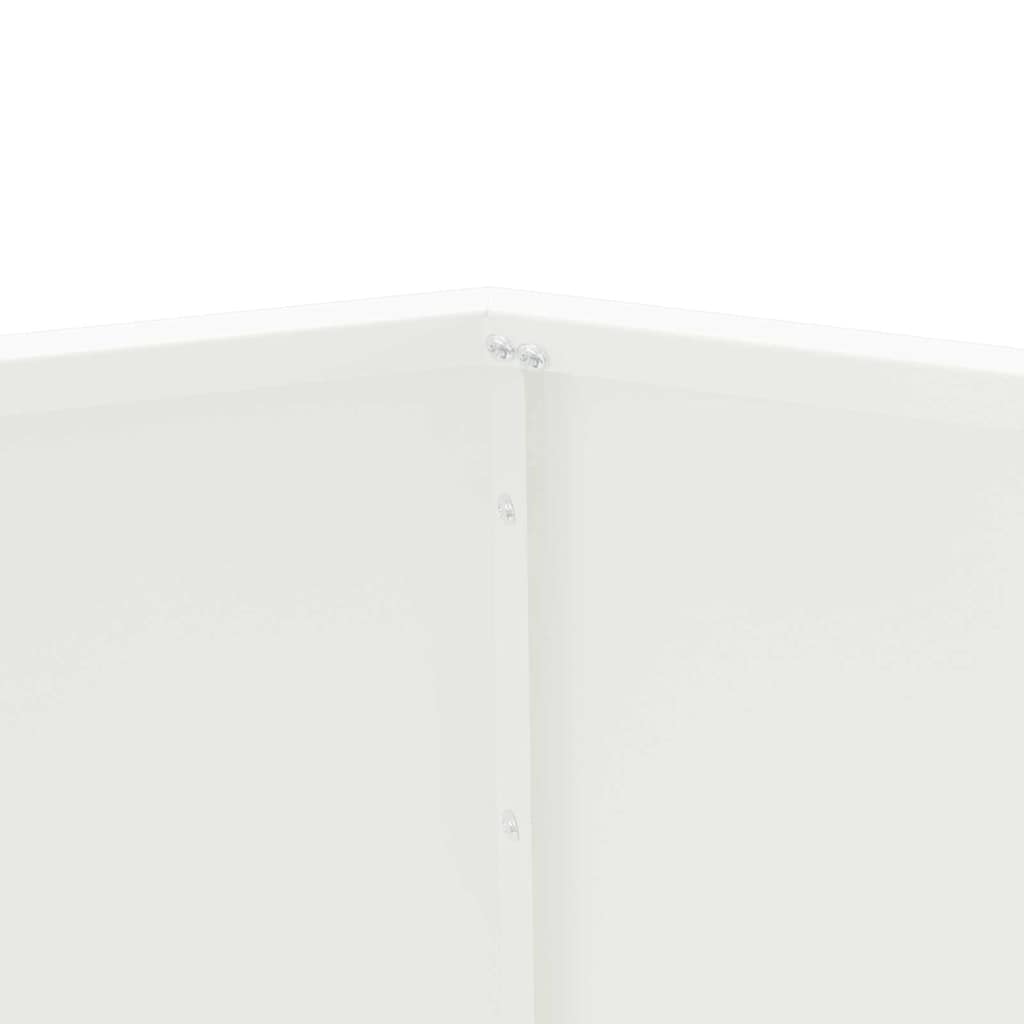 Sadilica 2 pcs Bijelo 75 x 75 x 60 cm Čelik