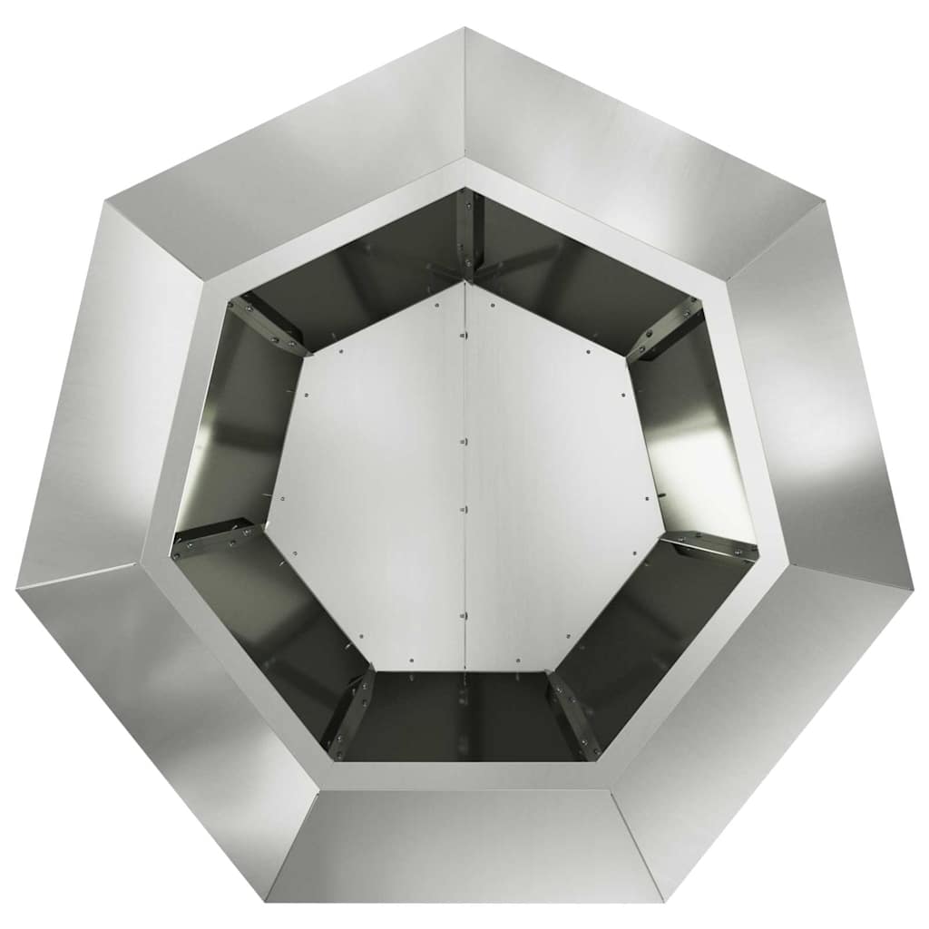 Sadilica Srebrno 75 x 75 x 60 cm Cinkani čelik