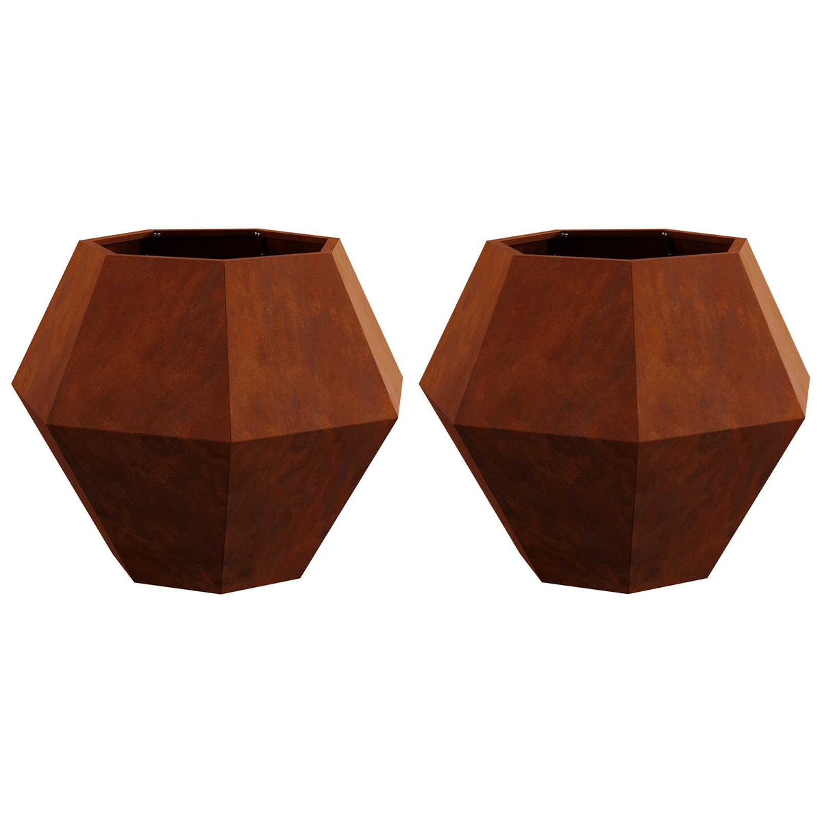 Sadilica 2 pcs Rđa 75 x 75 x 60 cm