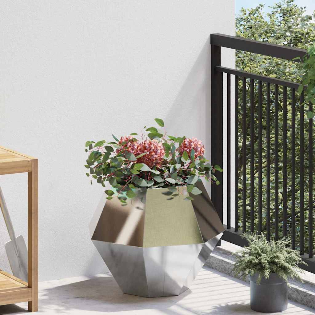 Sadilica 2 pcs Srebrno 50 x 50 x 40 cm Nehrđajući čelik